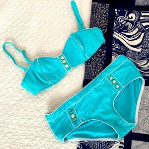 Retro Style Turquoise Trina Turk Bikini